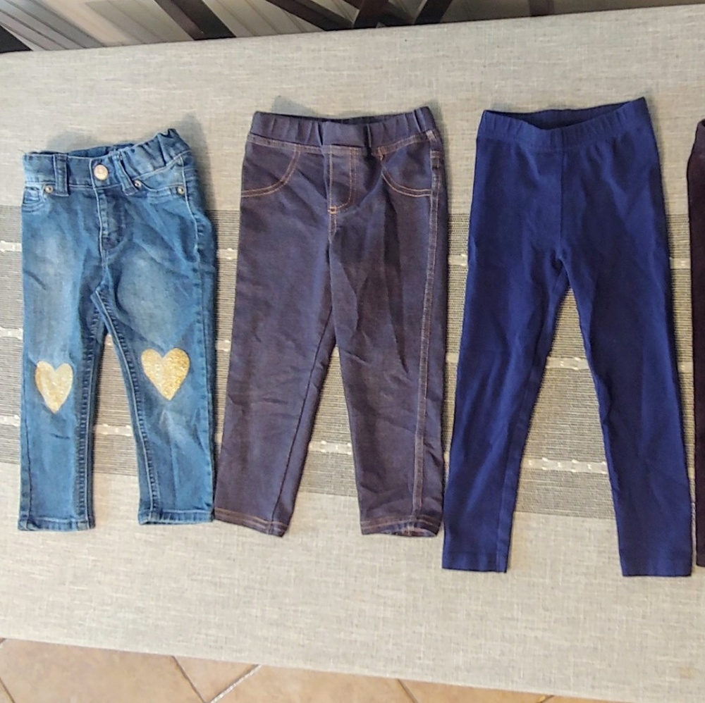 2T Pants Lot, 3 Pairs in Good Used Condition